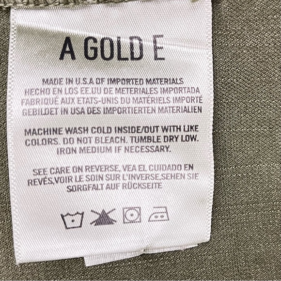 AGOLDE PREMIUM x REVOLVE Stella Utility Shirt Jacket Military In Paradise XS - Picture 11 of 13